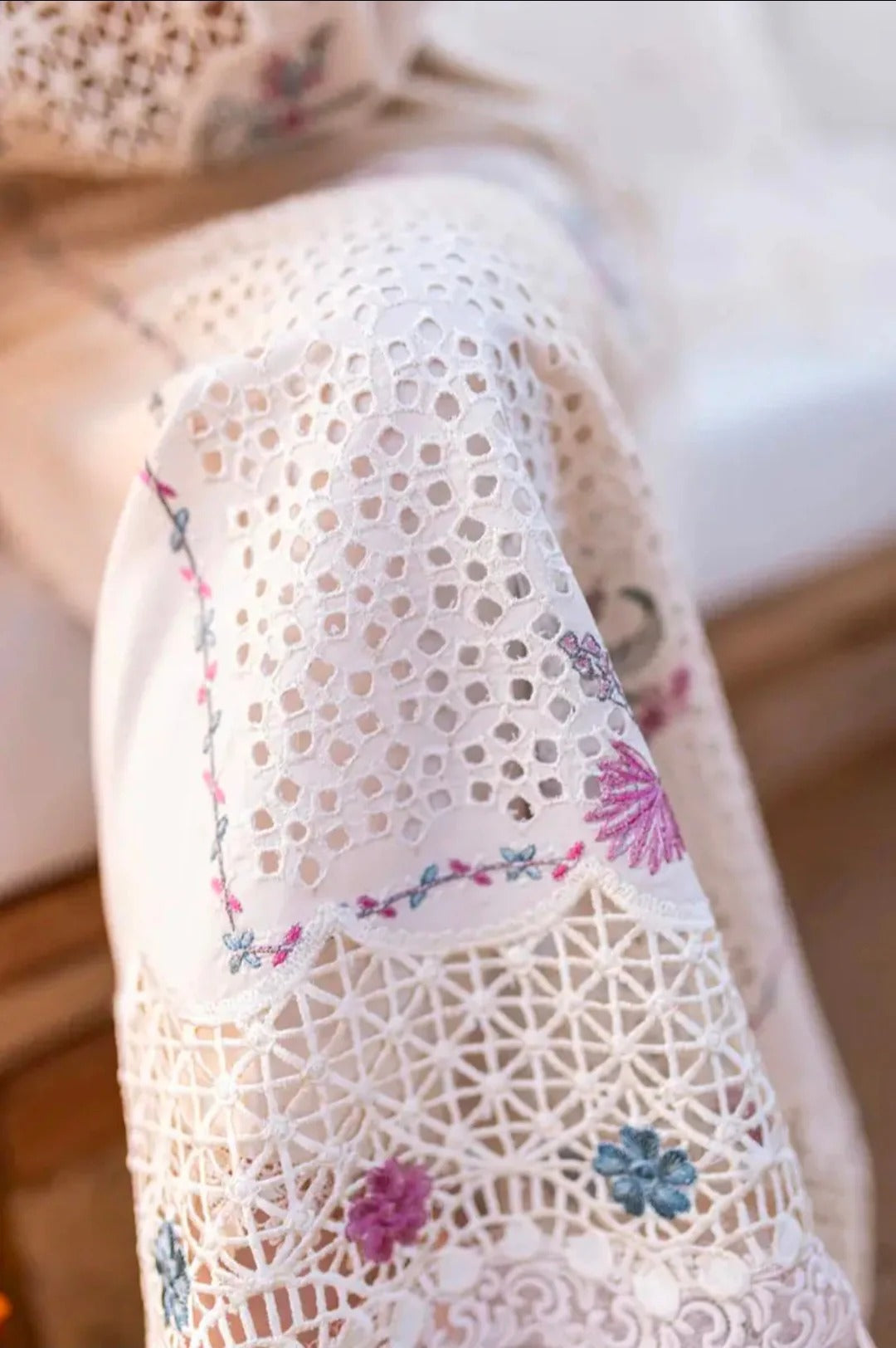 Qalamkar - 3PC Embroidered Lawn with Embroidered Organza Duppta